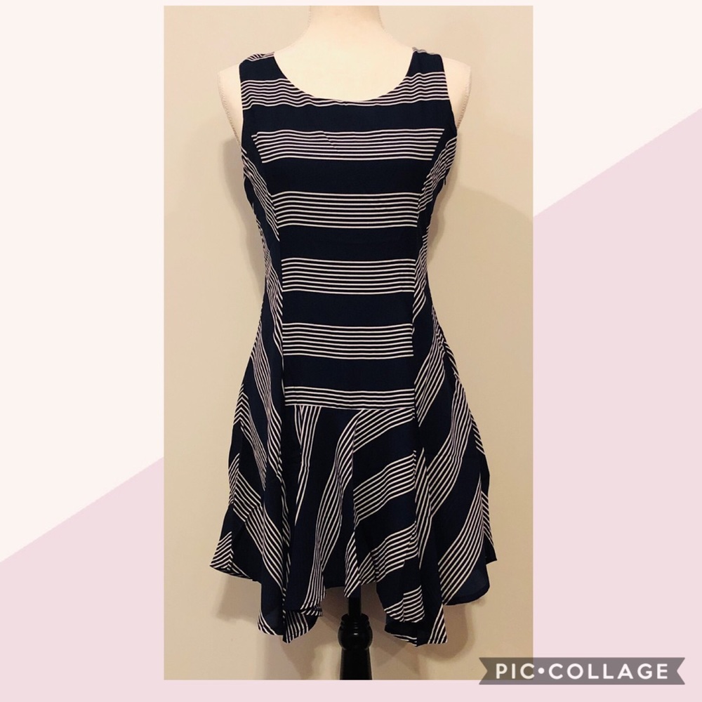 Fit and Flare Striped Dress - Picture 2 of 6